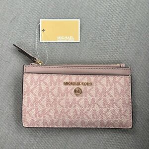 Michael Kors Jet Set Card Case Small Coin Pouch, Card Holder and Key Holder